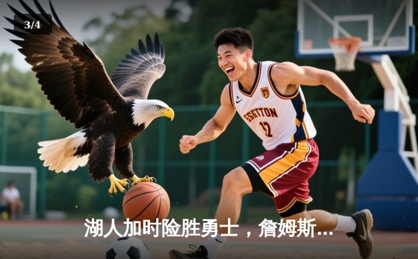 湖人加时险胜勇士，詹姆斯三双库里空砍46分，系列赛战成2-2平 - 3