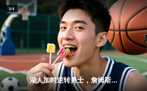 湖人加时逆转勇士，詹姆斯三双锁定季后赛席位 - 3